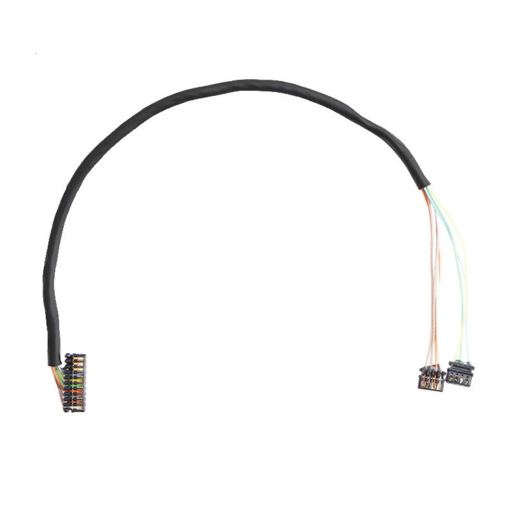 Fabrica personalizada de 0,6 Pitch JST 04XSR a JST 10XSR IDC ensamblaje de cable de arnés de alambre