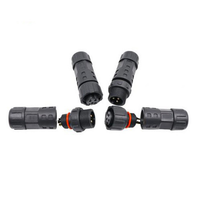 Conector circular de 8 pines impermeable de grado industrial de fábrica M12 Conector de pantalla de cable Lvds moldeado femenino