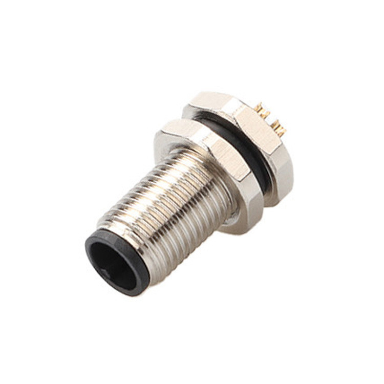 Conector circular M5 Código-A 2Pin 3Pin 4Pin Conectores industriales M5Z03AA0OCJ009-M5 bloqueo delantero