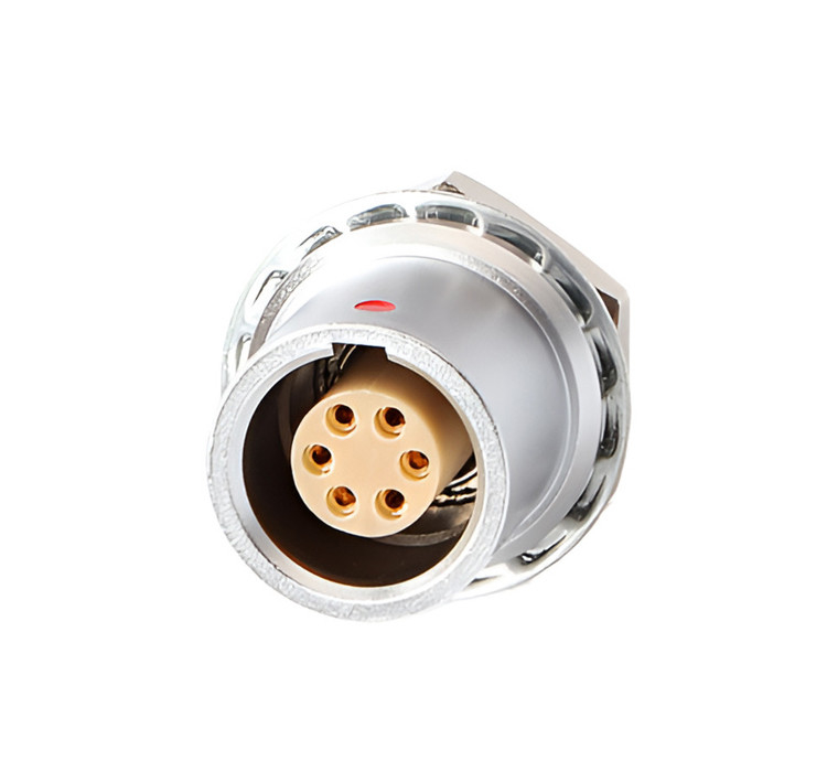 IP68 Push Pull Control industrial de autobloqueo Serie B Z6 6 pin Femenino a 6 pin Sensor de señal conector circular