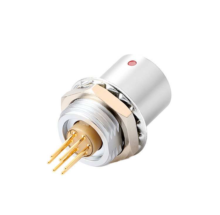 IP68 Push Pull Control industrial de autobloqueo Serie B Z6 6 pin Femenino a 6 pin Sensor de señal conector circular