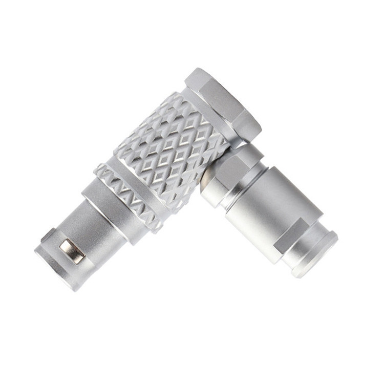 Conector de control industrial de fábrica Serie B T3 5Pin conector circular con ángulo recto de 90°