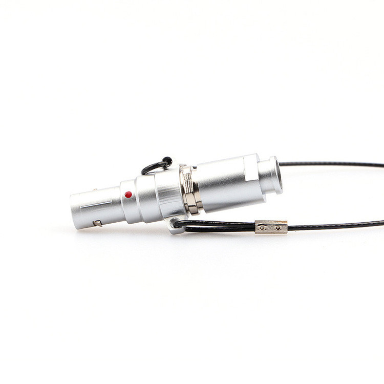 Conector circular de fábrica T4 de 7 pines con conector de autobloqueo de empuje-tirón con enchufe desbloqueable