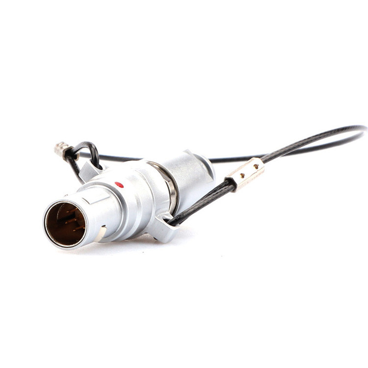 Conector circular de fábrica T4 de 7 pines con conector de autobloqueo de empuje-tirón con enchufe desbloqueable