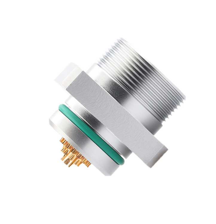 Conectores médicos aeroespaciales de grado industrial - Conector de toma de corriente femenino impermeable de la serie B ZX 30 pines