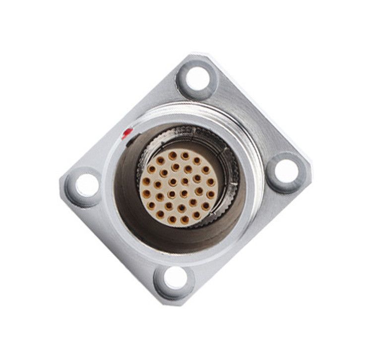 Conectores médicos aeroespaciales de grado industrial - Conector de toma de corriente femenino impermeable de la serie B ZX 30 pines