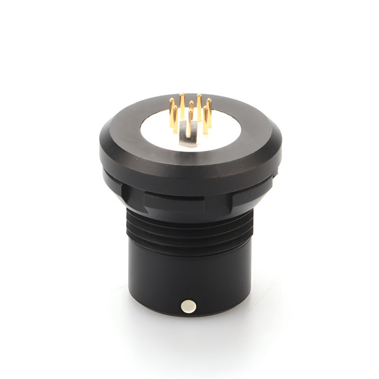 Transmisión de datos de alta velocidad - Conector circular industrial impermeable a agua X Serie 8P Conector militar femenino