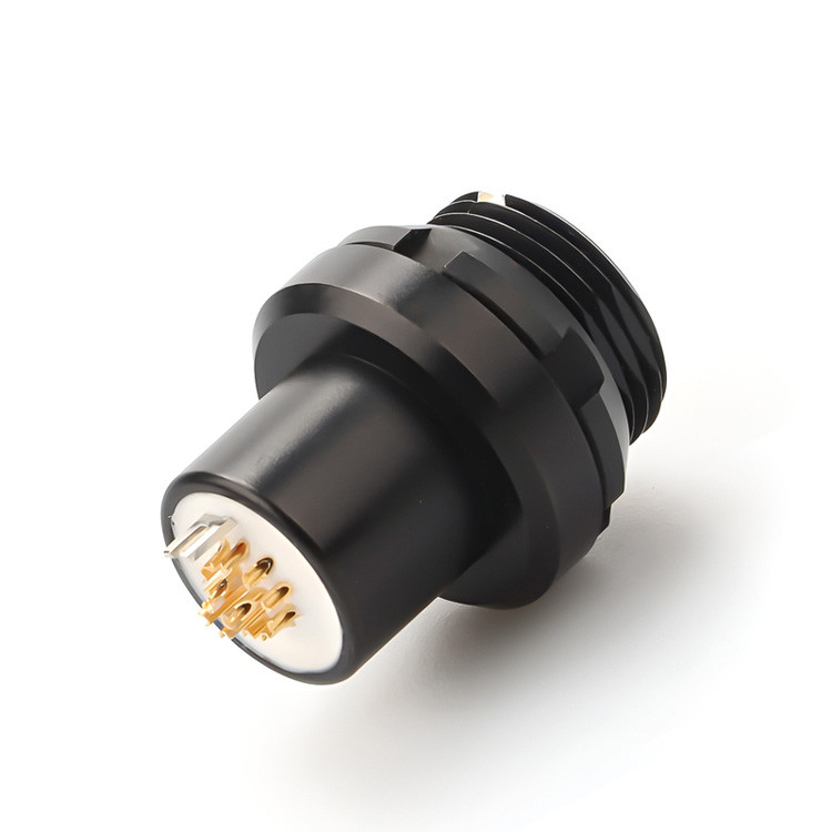 Transmisión de datos de alta velocidad - Conector circular industrial impermeable a agua X Serie 8P Conector militar femenino