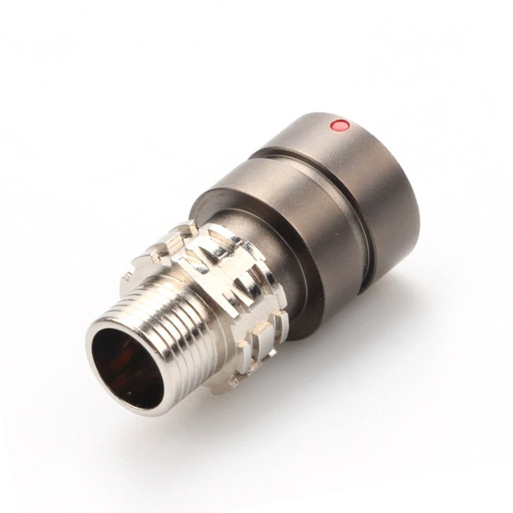 Conector impermeable militar, masculino y femenino, serie 16P R, de grado industrial, con nivel de protección que alcanza IP6K8