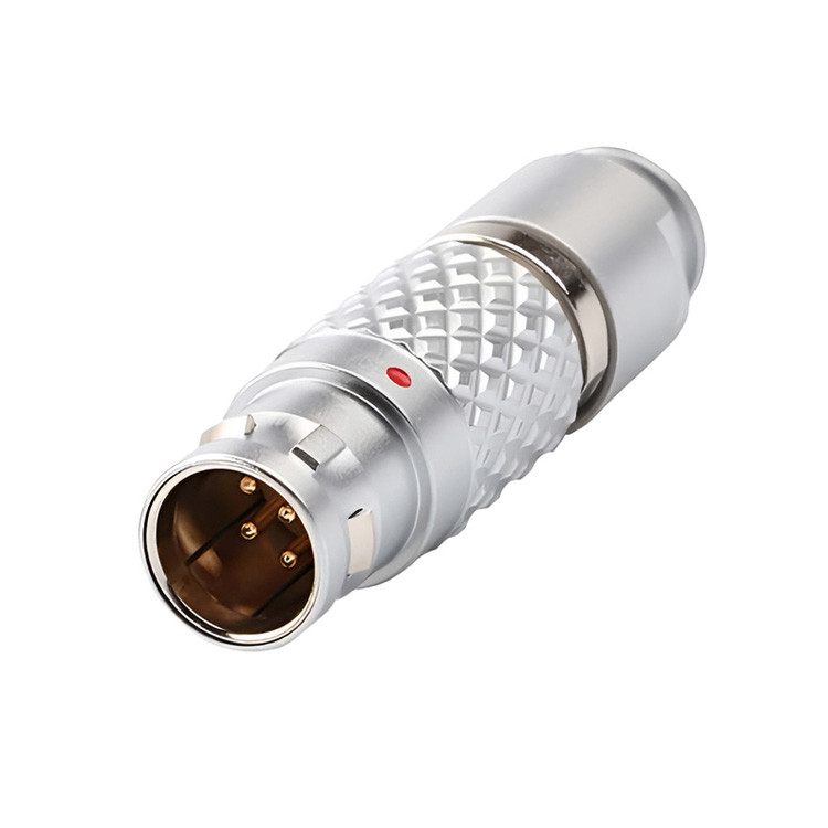 Conector circular de empuje y tira de serie B de tipo multi-núcleo, núcleo de aguja de soldadura de 2 ~ 32 núcleos (directo o en ángulo)