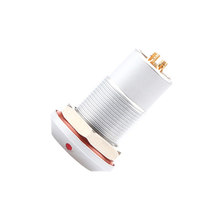Conector de alimentación circular de la serie B Z7 4P Femenino Vacuo Sellado Enchufe a prueba de agua Enchufe fijo Enchufe fijo IP68