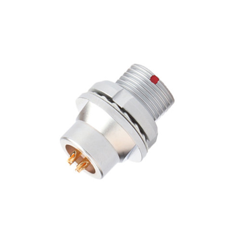 Conector circular industrial Serie B Z13 Conector femenino de 4 pines Socket sellado de vacío fijo externo
