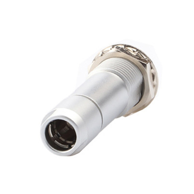 Acoplador de cable de doble tuerca universal Conector circular industrial impermeable Serie B Z10 6P Femenino