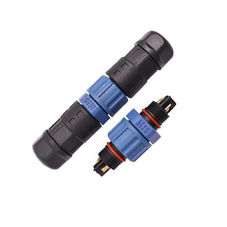 IP67 impermeable M15 conector circular industrial conector de ensamblaje tipo soldador con 2 3 pines
