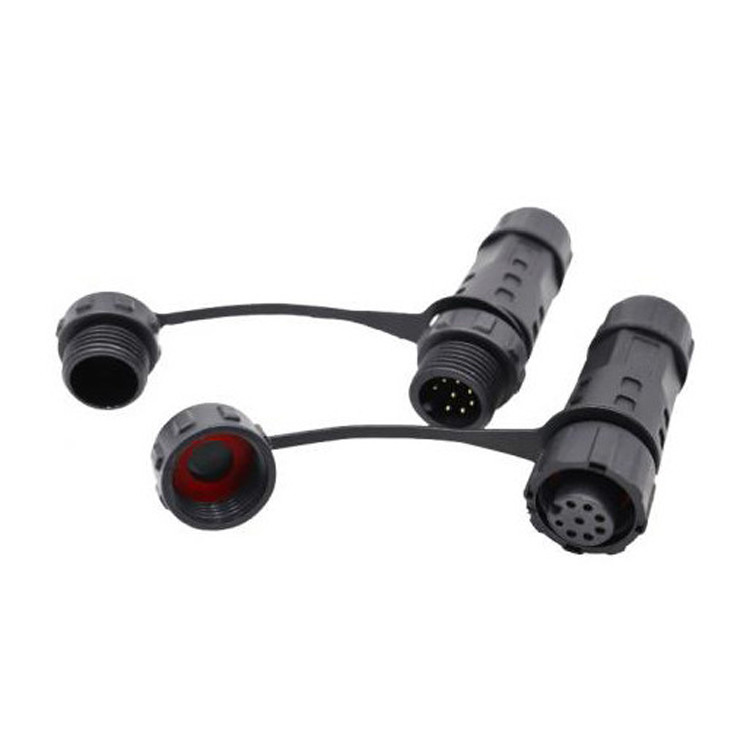 Fabrica Mini M12 8 pin conector de enchufe circular impermeable Industrial IP67 hombre / mujer