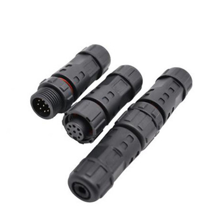 Fabrica Mini M12 8 pin conector de enchufe circular impermeable Industrial IP67 hombre / mujer