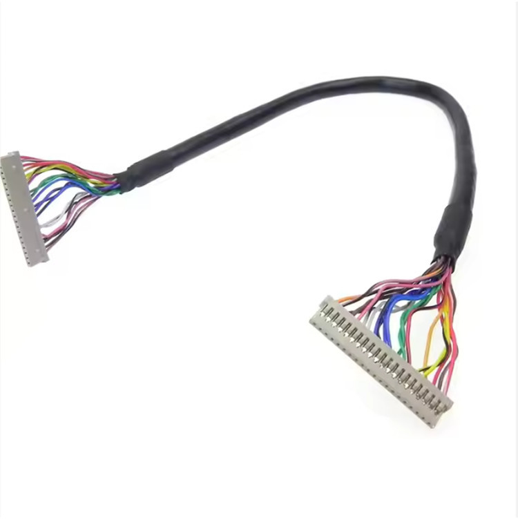 20 cable de la exhibición del Pin  DF19G-20S-1C BLD2-20 1.0m m Lvds 2 a Pin Jst Sh1.0 de las filas 2*10