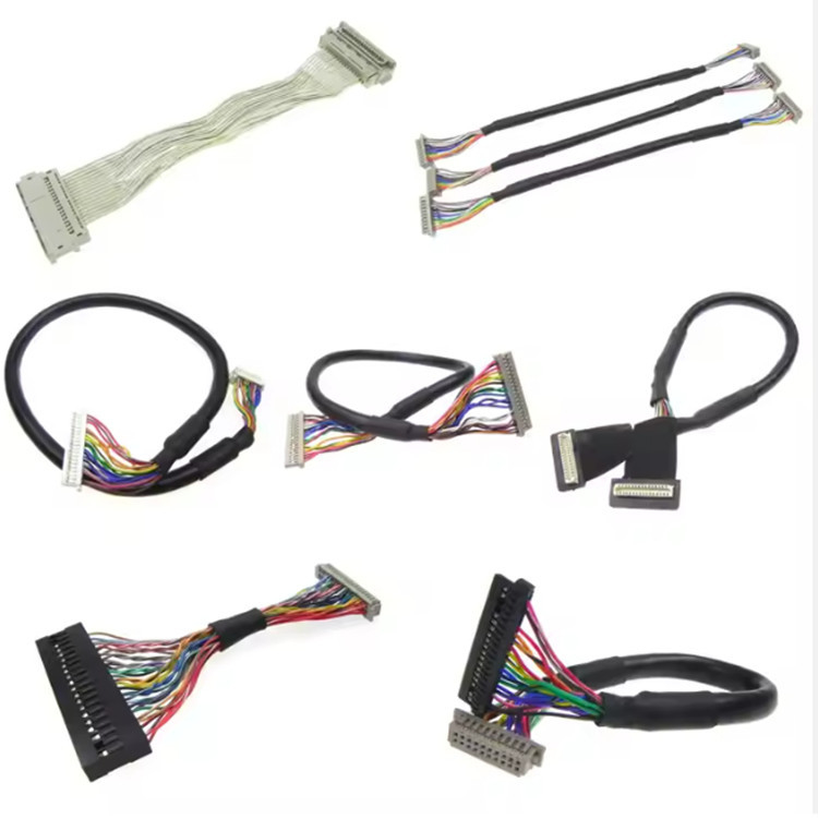 20 cable de la exhibición del Pin  DF19G-20S-1C BLD2-20 1.0m m Lvds 2 a Pin Jst Sh1.0 de las filas 2*10