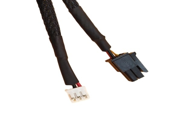 el micrófono negro del conector de 2*2p Molex 43025 cupo la echada de 3.0m m a 3pin Jst - arnés de cable de Ph2.0 26awg