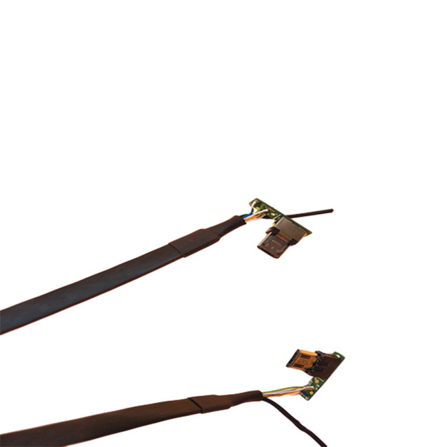 Tipo recto asambleas de cable plano de la cámara, cables de encargo del conector USB de