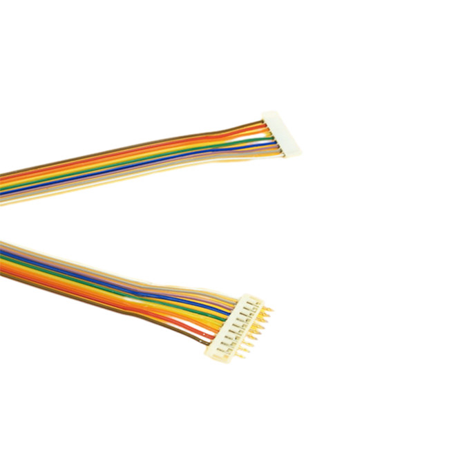 Cable de cinta plano electrónico del arco iris, cable plano del conector del conector de la echada de 2.0m m