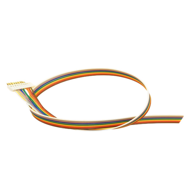 Cable de cinta plano electrónico del arco iris, cable plano del conector del conector de la echada de 2.0m m