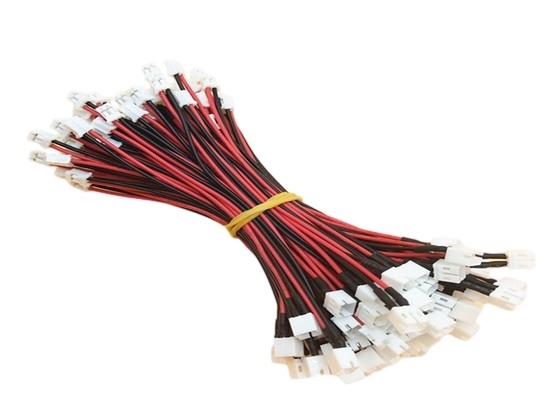 Rojo y ennegrezca 26 al varón de encargo de Jst pH 2PIN del arnés de cable del AWG al cable femenino del enchufe