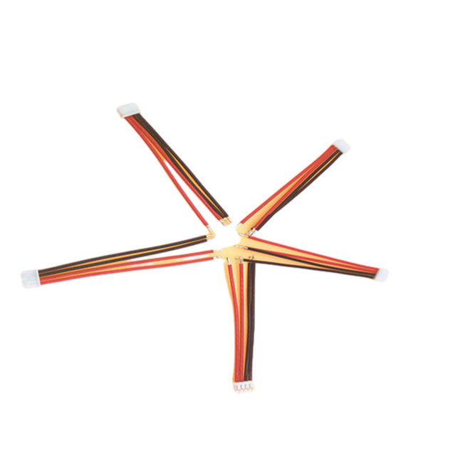Hembra de la echada de MOLEX 51021 4pin 1.25m m con 24 arneses de cable de AGW para el talud