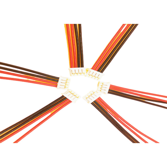 Hembra de la echada de MOLEX 51021 4pin 1.25m m con 24 arneses de cable de AGW para el talud