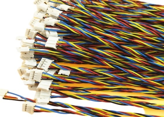 24AWG FEP torció el arnés de cable de encargo con el escudo/el tipo 30 V de Unshield
