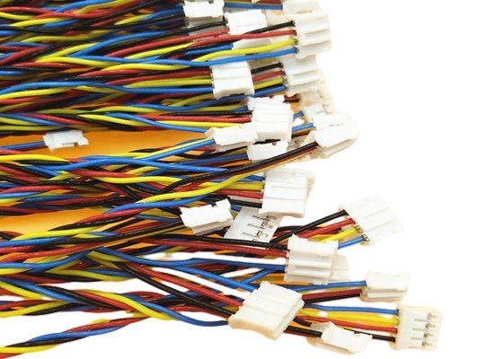 24AWG FEP torció el arnés de cable de encargo con el escudo/el tipo 30 V de Unshield