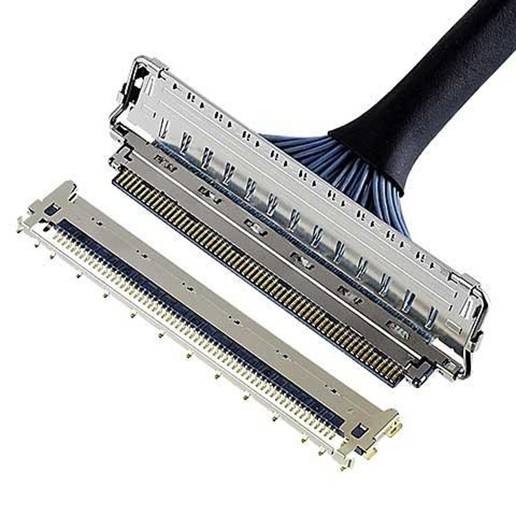 Conector micro-coaxial Mellanox CABLINE-CA II PLUS con tipo de apareamiento horizontal, pitch de 0,4 mm, 20680 20788 20789 20790