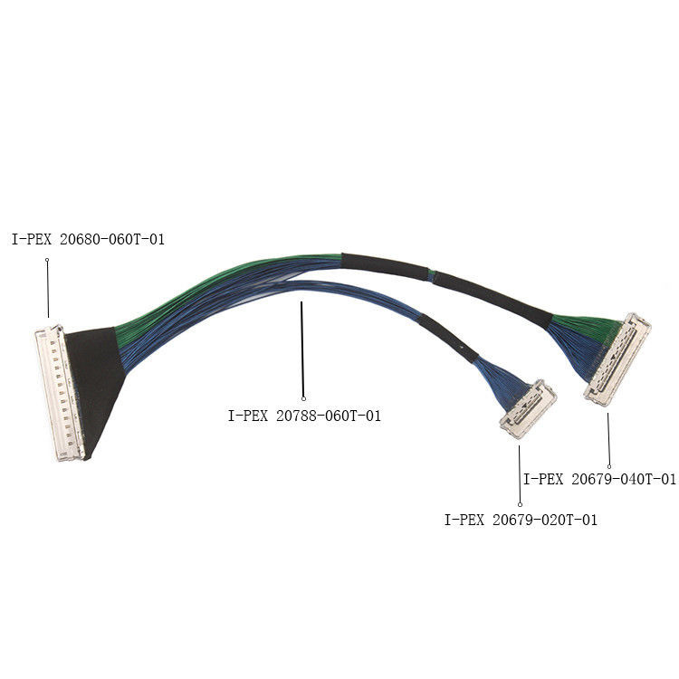 EMI Shielding Cable Micro Coaxial de 60 pines, I Pex CABLINE-CA II PLUS LVDS Cable EDP con 20788 060T 01 para el uso en las instalaciones eléctricas y las instalaciones eléctricas