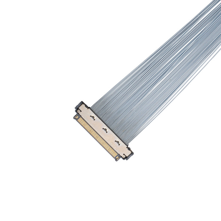 Aplicación de microcables coaxial con KEL XSL20-48S 0,25 mm de inclinación, 44AWG y 46AWG