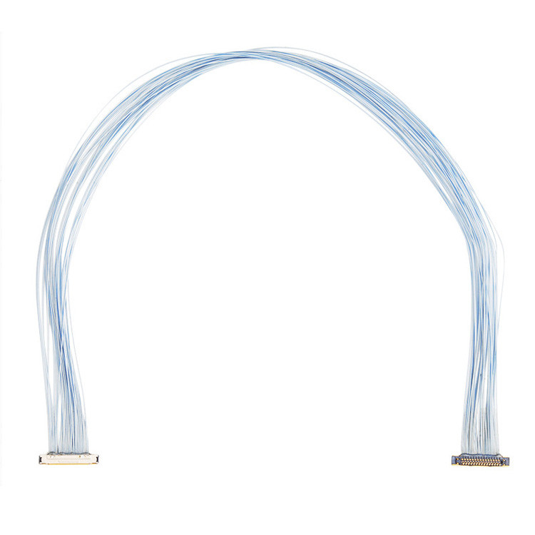 Para cámaras de vigilancia, un conjunto de cable coaxial micro con pitch de 0,25 mm KEL XSLS20-30