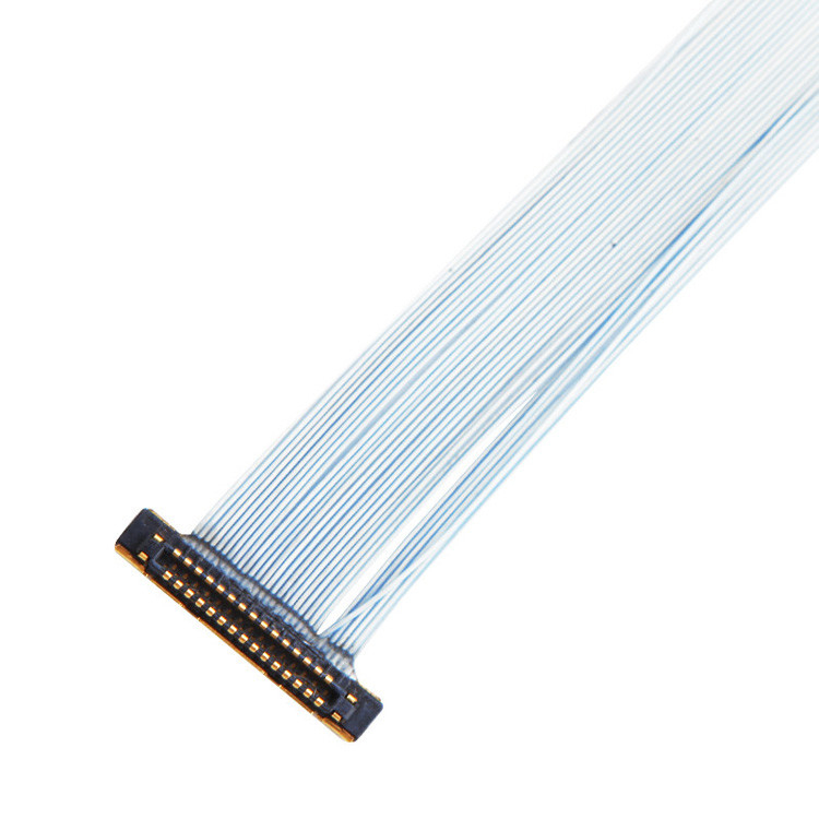 Para cámaras de vigilancia, un conjunto de cable coaxial micro con pitch de 0,25 mm KEL XSLS20-30
