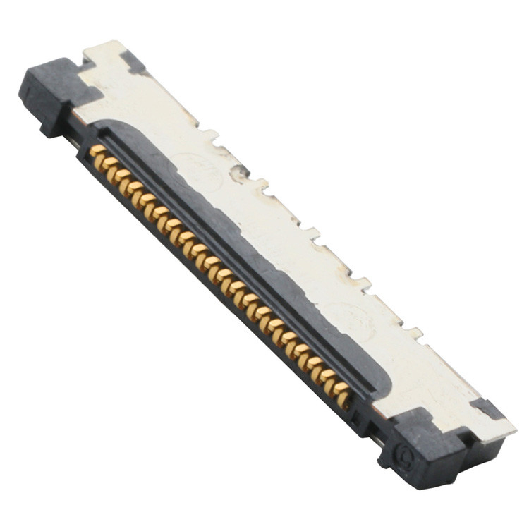 El conector de cable coaxial de micro lado es de ángulo recto