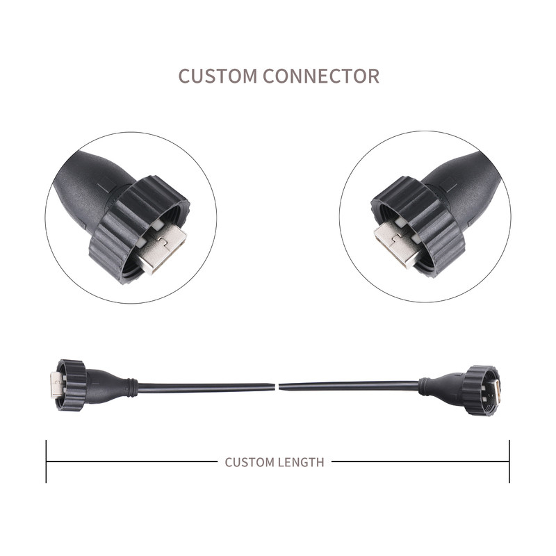 Tipo tipo masculino masculino A A USB2.0 del tipo de USB2.0 A un cable del conector industrial