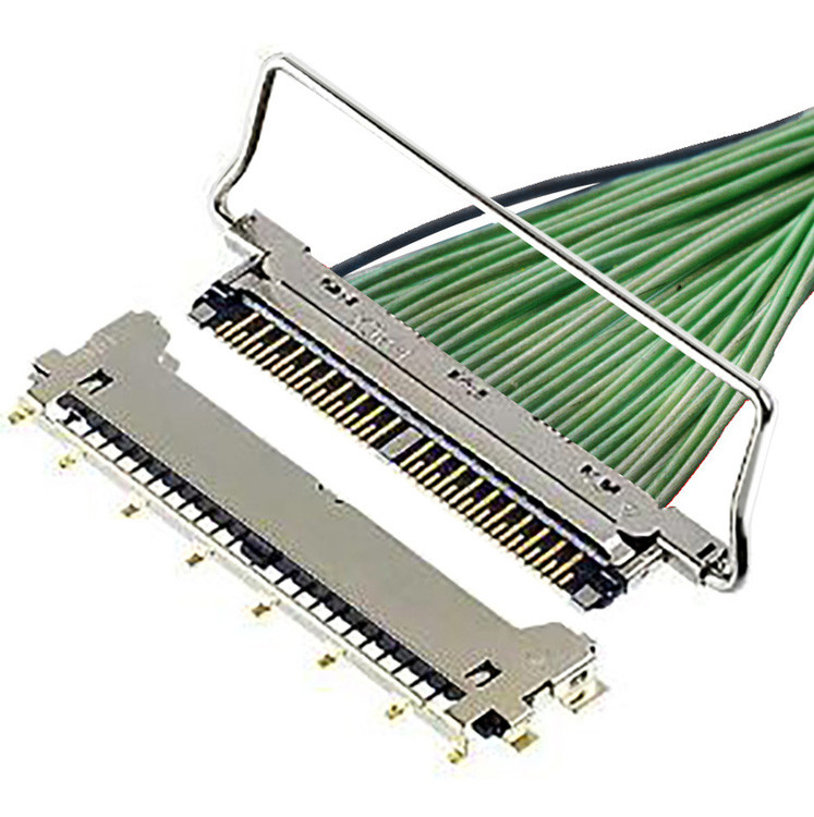CABLINE-CX II Cable de 40 pines sin cubierta, con conector LVDS de 20978-040T-01, A40-Pin con inclinación y horizonte de 0,25 mm