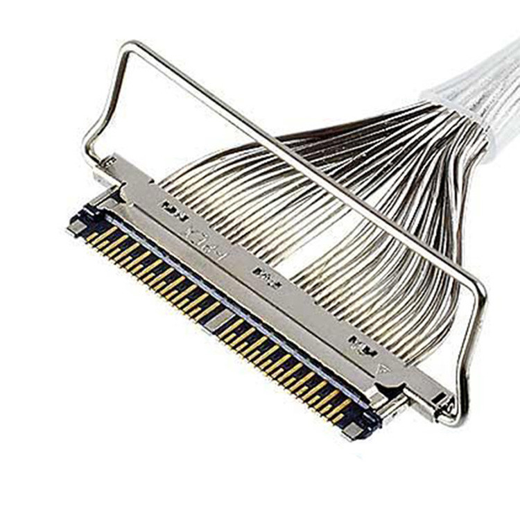 CABLINE-CX II Cable de 40 pines sin cubierta, con conector LVDS de 20978-040T-01, A40-Pin con inclinación y horizonte de 0,25 mm