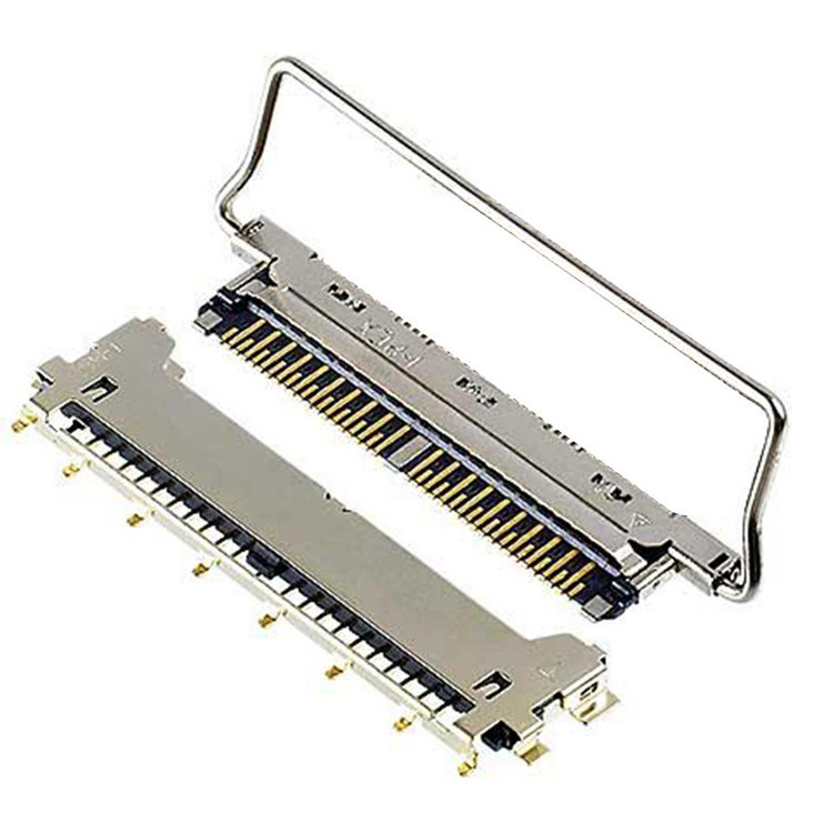CABLINE-CX II Cable de 40 pines sin cubierta, con conector LVDS de 20978-040T-01, A40-Pin con inclinación y horizonte de 0,25 mm