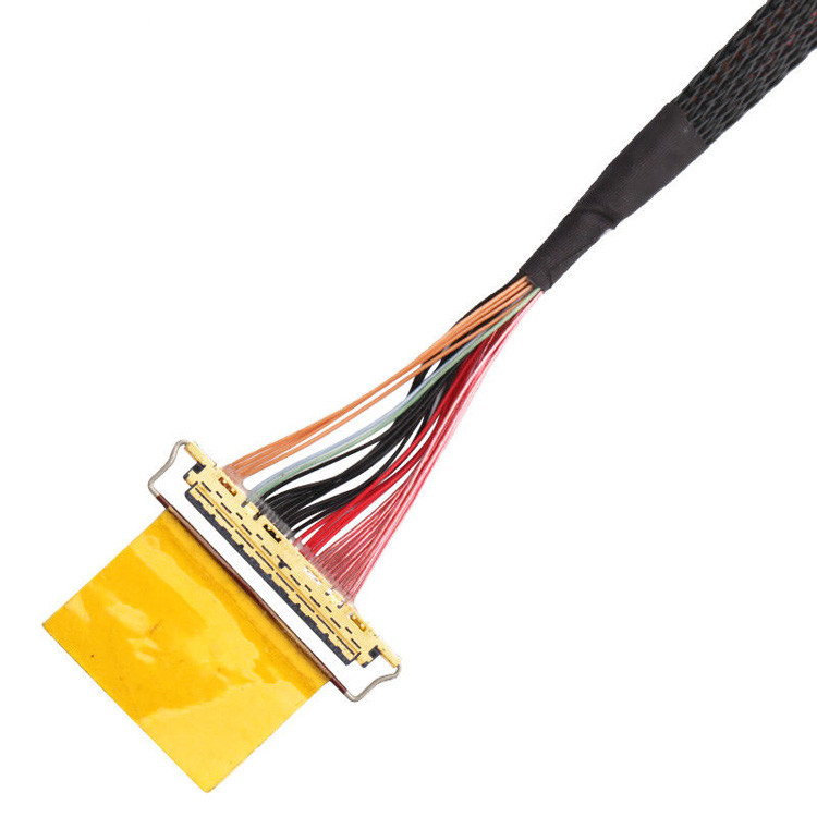 Fabrica 36AWG Lvds Cable Assembly I Pex 20453-240t-01 a 20453-240t-01 40P 0,4 mm de inclinación