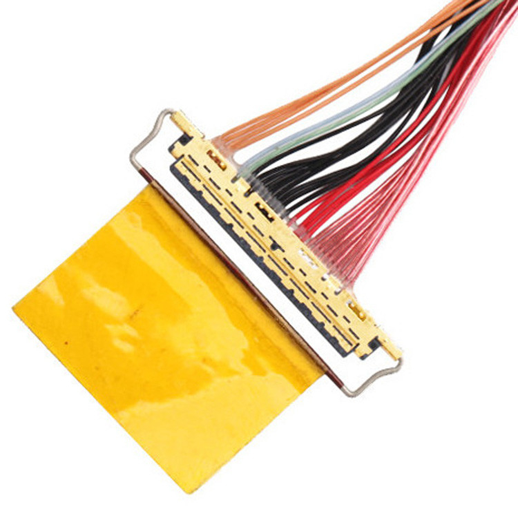 Fabrica 36AWG Lvds Cable Assembly I Pex 20453-240t-01 a 20453-240t-01 40P 0,4 mm de inclinación
