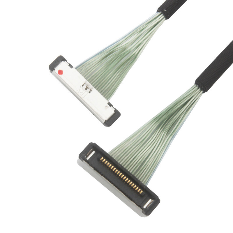 0.4mm Pitch IPEX 20380-R20T-06 Micro Cable Coaxial Lvds conector de cable 20P 0,4mm Pitch