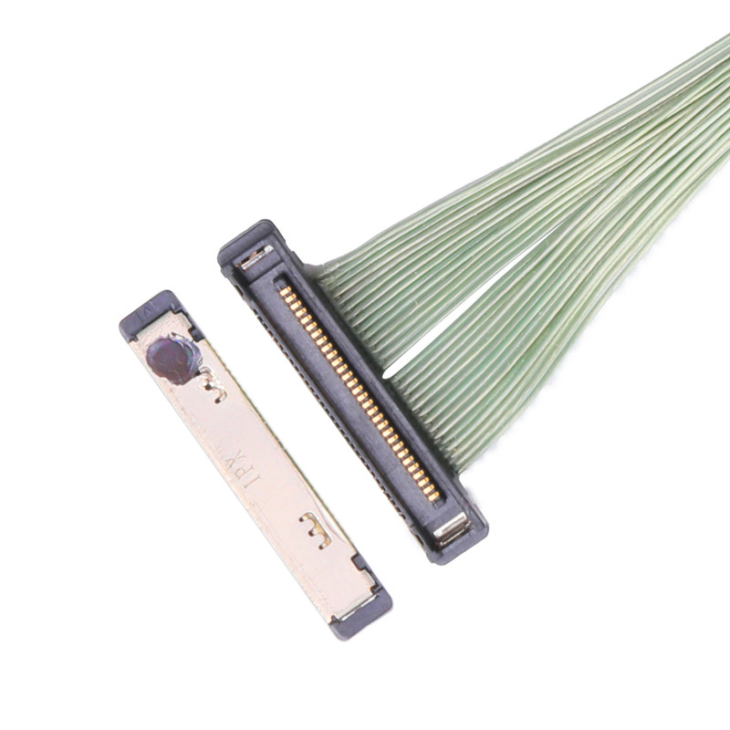 I-Pex Cabline ss 35P Micro Cable Coaxial 20380-035t-06 Lvds Conector 0,4 mm Ángulo recto de inclinación