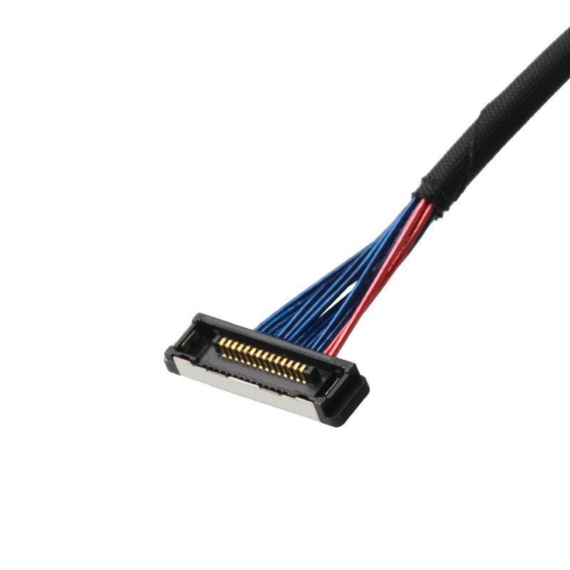 CABLINE Cable Micro Coaxial 20380 Conector I-PEX 20380-R14T-06 conector de 14P con ancho de banda de 0,4 mm