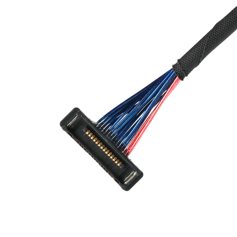CABLINE Cable Micro Coaxial 20380 Conector I-PEX 20380-R14T-06 conector de 14P con ancho de banda de 0,4 mm