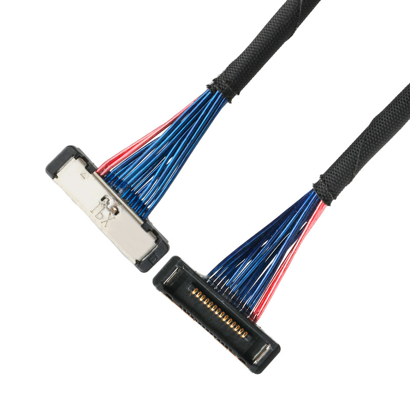 CABLINE Cable Micro Coaxial 20380 Conector I-PEX 20380-R14T-06 conector de 14P con ancho de banda de 0,4 mm