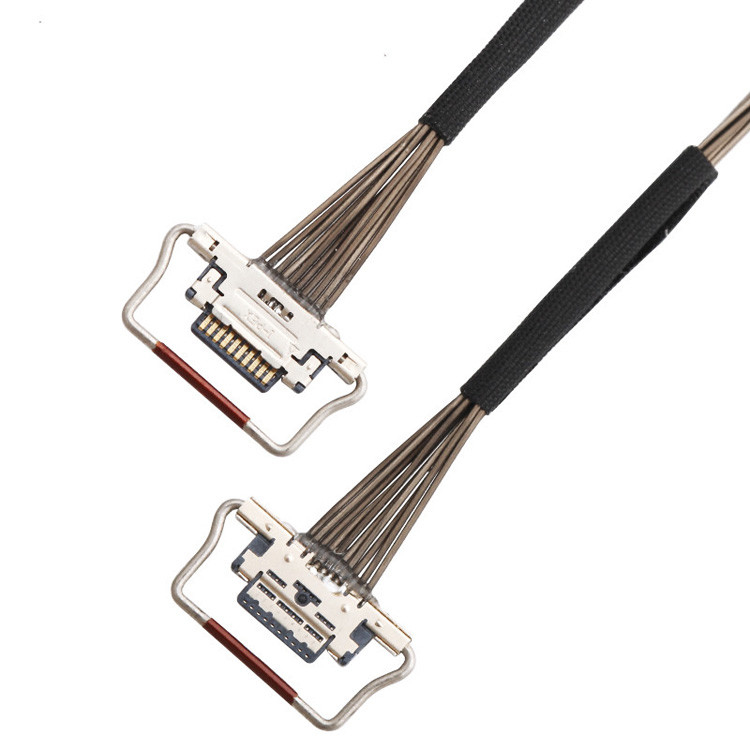 Fabrica 10 Pin Micro Cable Coaxial 0.4mm Pitch 20633-310T-01S Lvds para cámara térmica