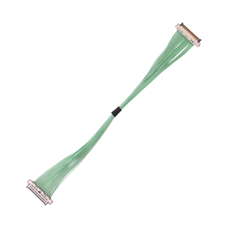 Pin micro 40 Pin Slim Plug Design del cable coaxial USL20-30SS-010-C 30 de la echada de KEL 0.4m m